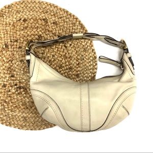 Coach Beige Over the Shoulder Handbag